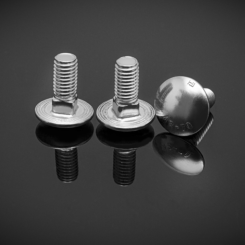 DIN603 Ruostumattomasta teräksestä valmistetut sienikantaiset neliömäiset pultit