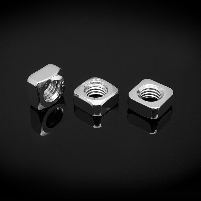 DIN 557 ruostumattomasta teräksestä valmistettu nelikulmamutteri DIN 557 ruostumattomasta teräksestä valmistettu nelikulmamutteri